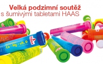 Velká podzimní soutěž: vyhrajte sportovní vybavení a zásoby šumivých tablet HAAS! - obrázek